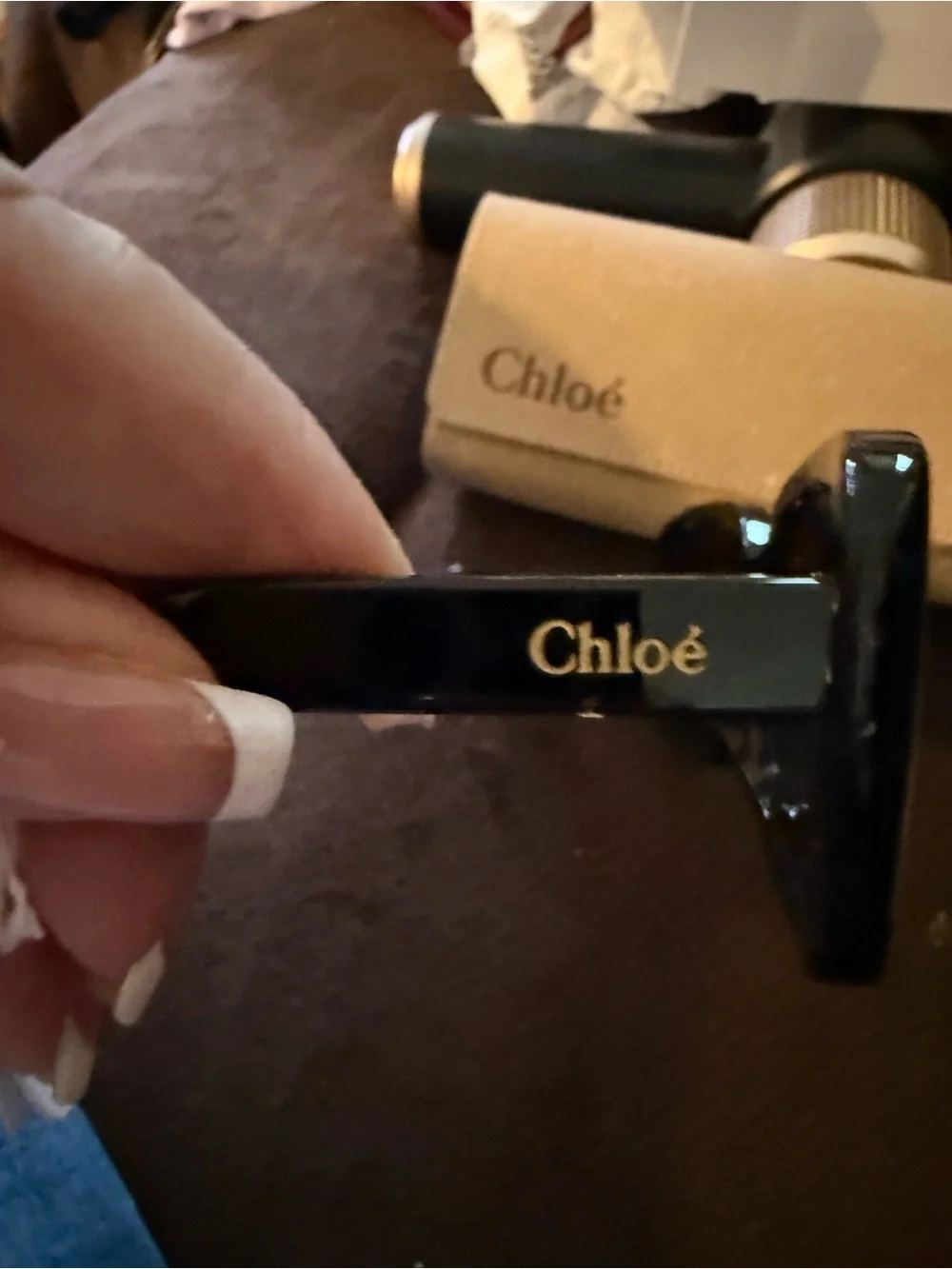 Chloé Oversized Tortoiseshell Sunglasses - Dark Lens